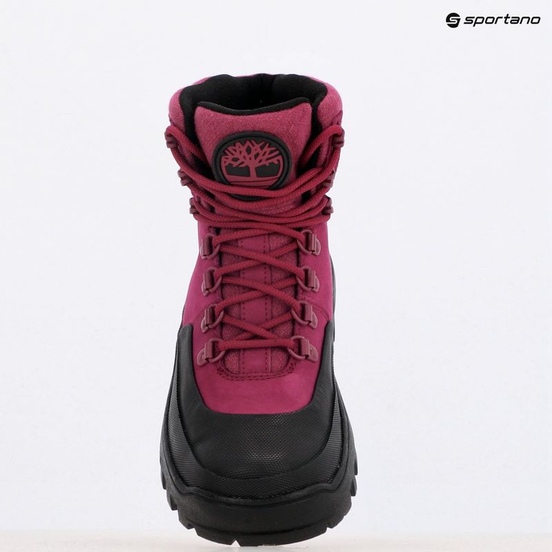 Buty damskie Timberland Vibram Mid Lace Waterproof Boot dark pink nubuck 9