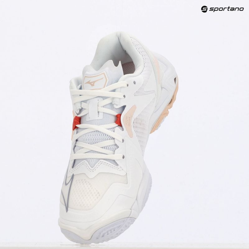 Buty do siatkówki damskie Mizuno Wave Lightning Z8 white/aleutian/cloud pink 9