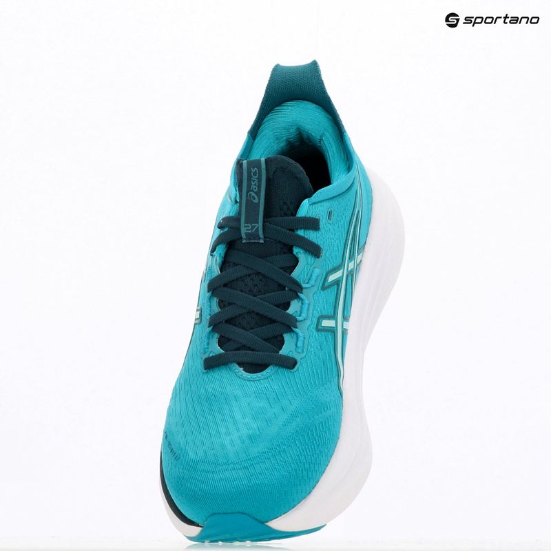 Buty do biegania męskie ASICS Gel-Nimbus 27 wave teal/saxon green 16