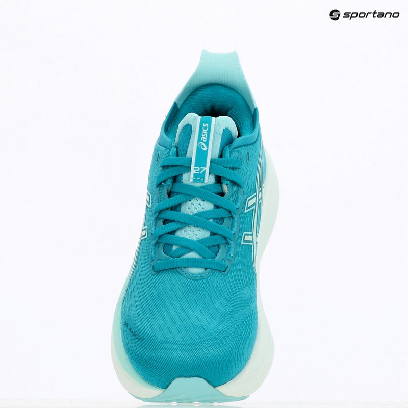 Buty do biegania damskie ASICS Gel-Nimbus 27 wave teal/illuminate mint 9