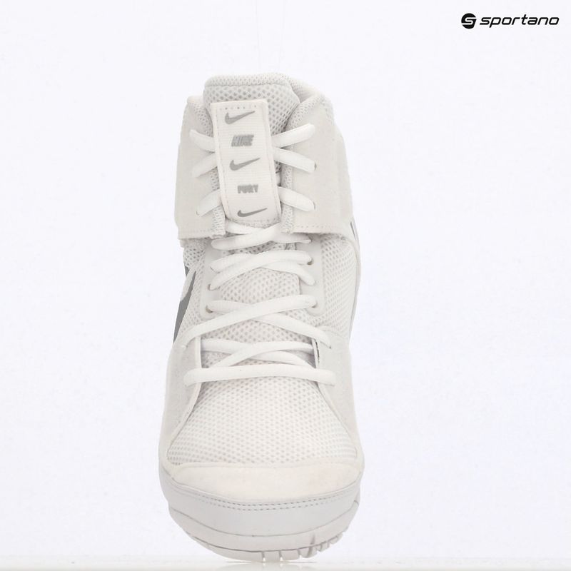 Buty zapaśnicze Nike Fury white/metallic silver 9