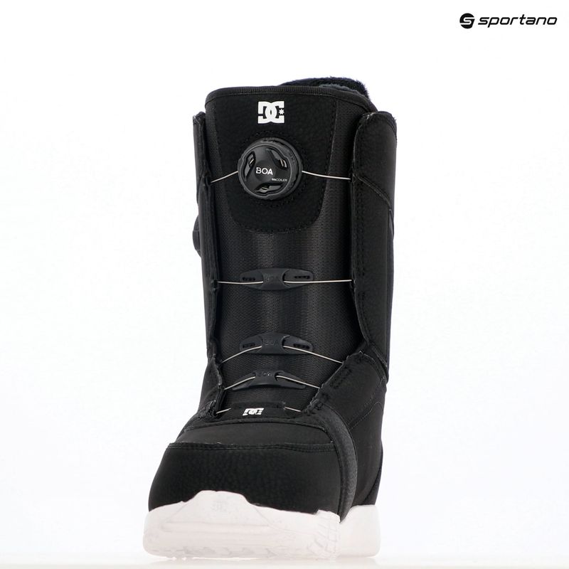 Buty snowboardowe damskie DC Lotus black/white/black 7