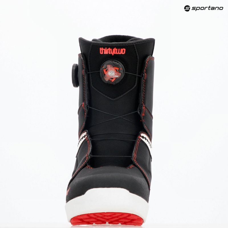 Buty snowboardowe męskie ThirtyTwo Lashed Double Boa Crab Grab '24 black/white/red 7