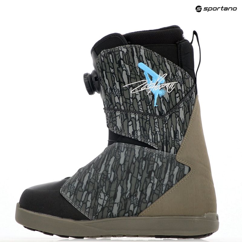Buty snowboardowe męskie ThirtyTwo Lashed Double Boa Powell '24 olive/grey/black 7