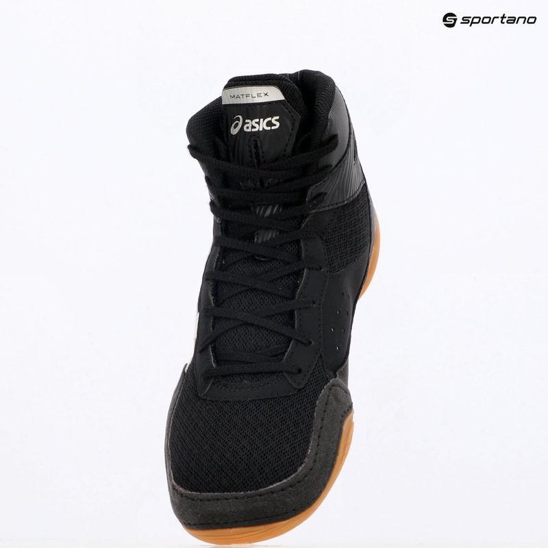 Buty zapaśnicze ASICS Matflex 7 black/white 9
