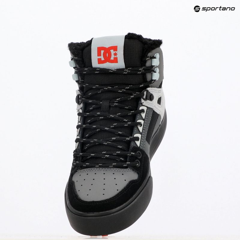 Buty męskie DC Pure High-Top grey/black/red 9