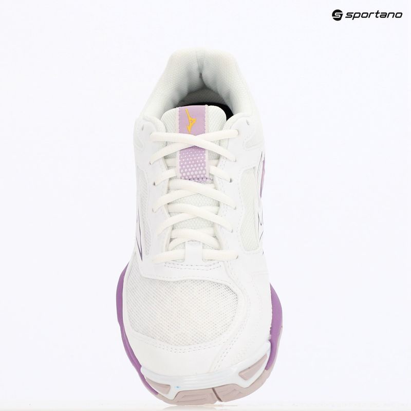 Buty do piłki ręcznej damskie Mizuno Wave Phantom 3 white/patrician purple/quince 9