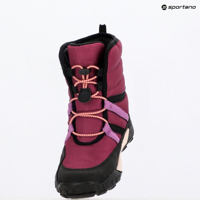 Śniegowce juniorskie Geox Trekkyup ABX dark raspberry/black 9