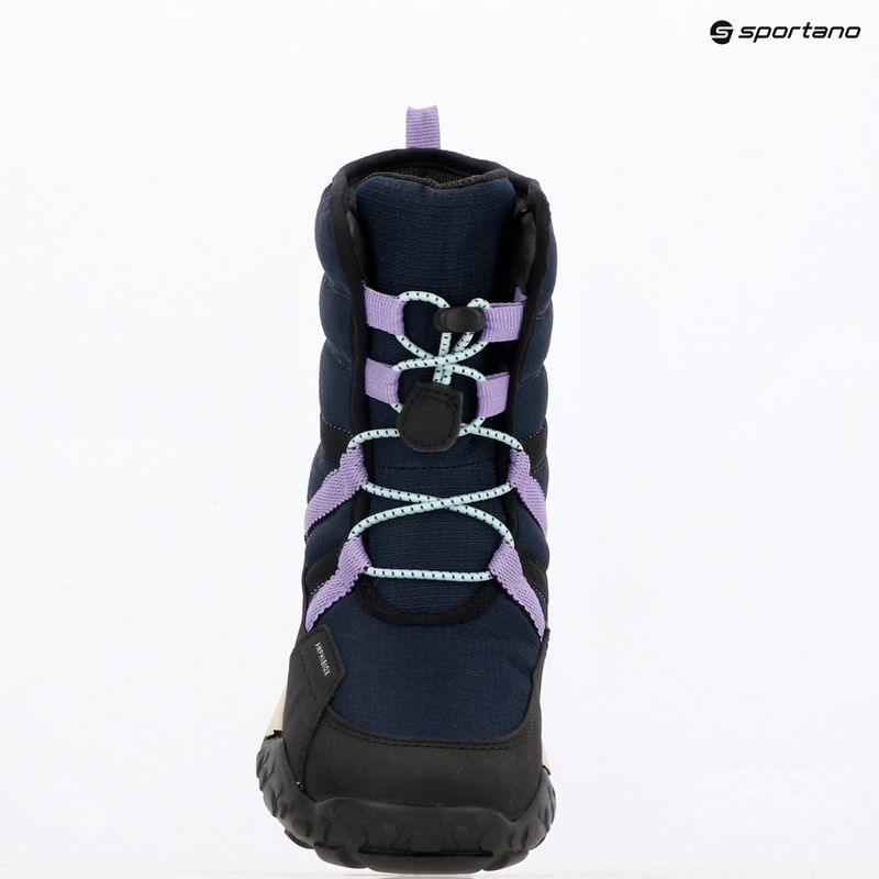 Śniegowce juniorskie Geox Trekkyup ABX navy/purple 9