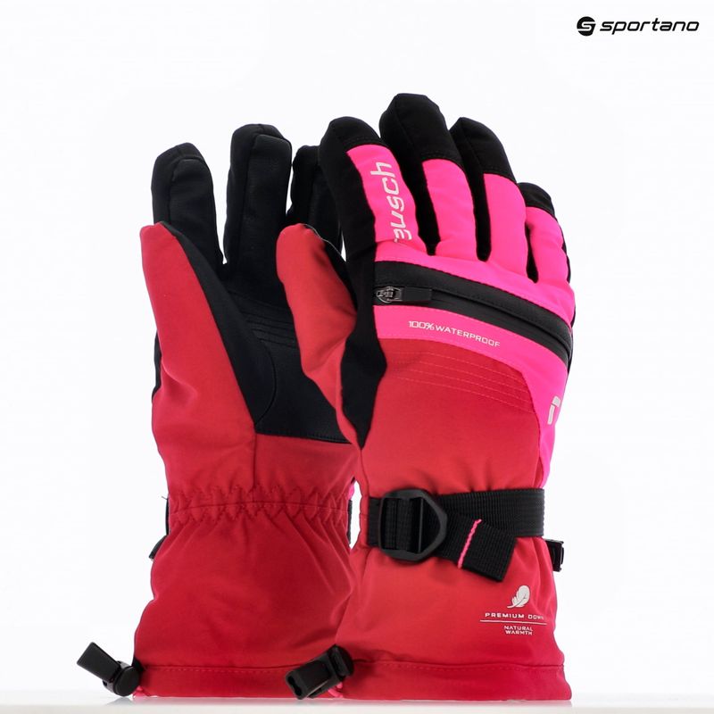 Rękawice narciarskie dziecięce Reusch Lando R-TEX XT cerise/pink glo 8