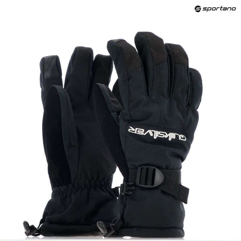 Rękawice snowboardowe męskie Quiksilver Mission true black 9