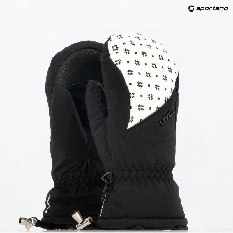 Rękawice narciarskie damskie Level Mummies Mitt black/white 10