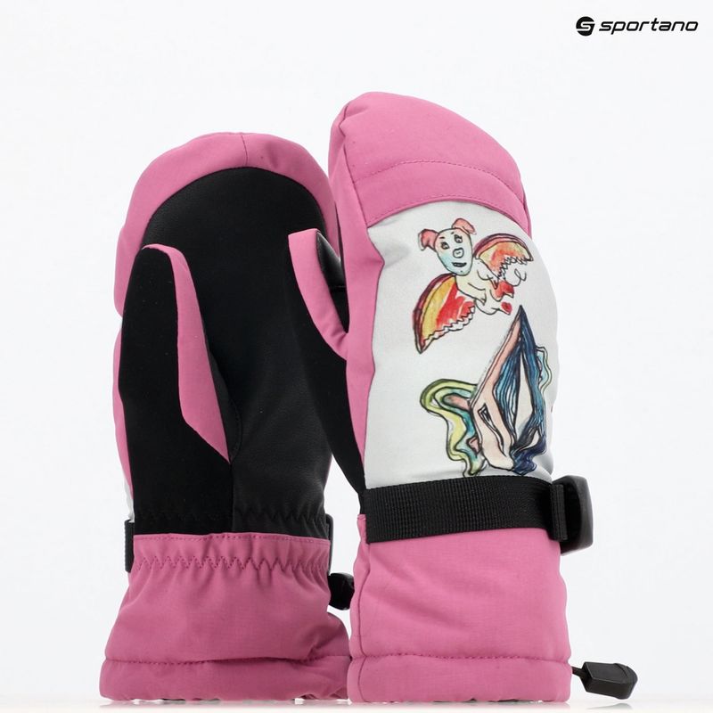 Rękawice snowboardowe dziecięce Volcom Day Saver Youth Mitt blurred violet 4