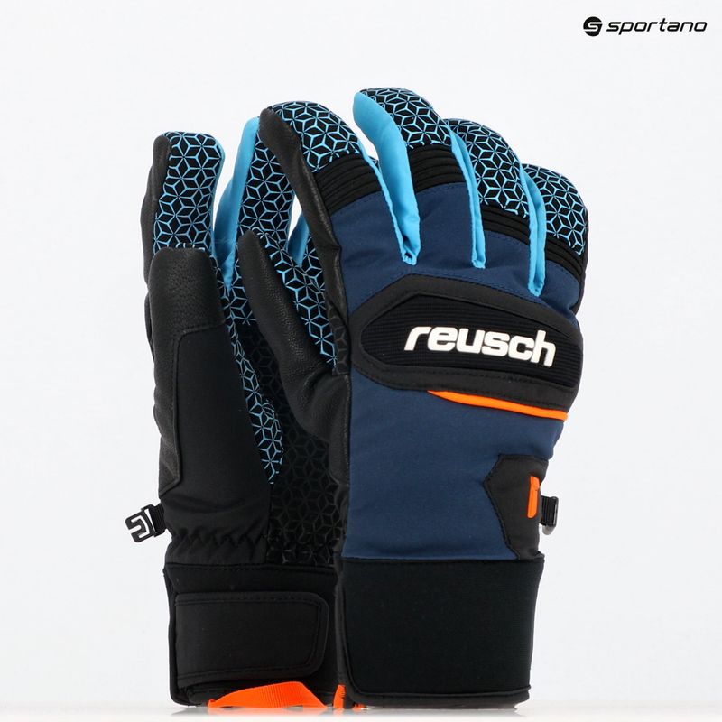 Rękawice narciarskie Reusch Dragon R-Tex XT dress blue/orange popsicle 12