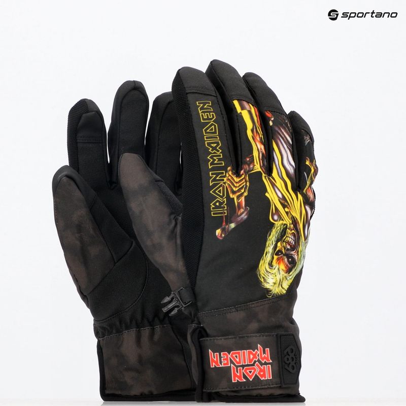 Rękawice snowboardowe męskie 686 Primer iron maiden eddies black 10