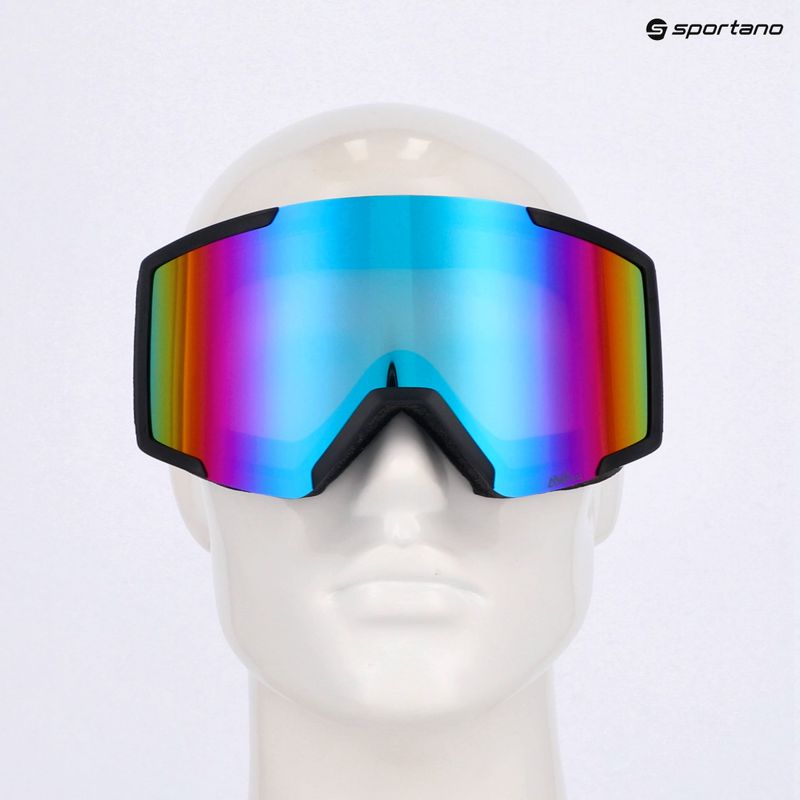 Gogle narciarskie SCOTT Shield mineral black/white/enhancer teal chrome 9