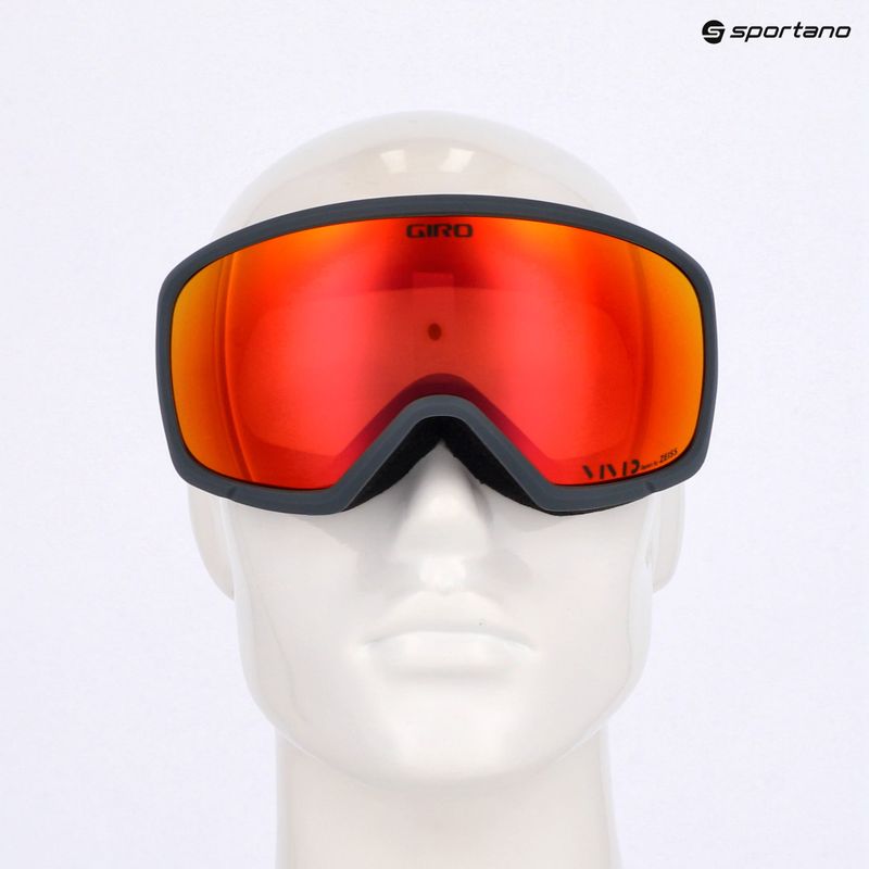 Gogle narciarskie Giro Ringo dark shark light streaker/ember 6