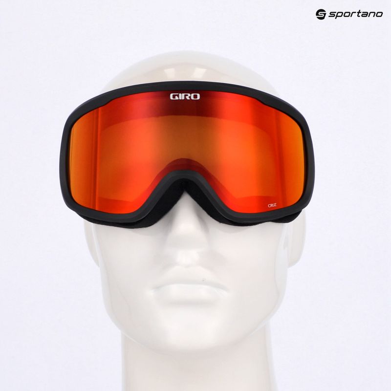 Gogle narciarskie Giro Cruz camp tan wordmark/amber scarlet 6