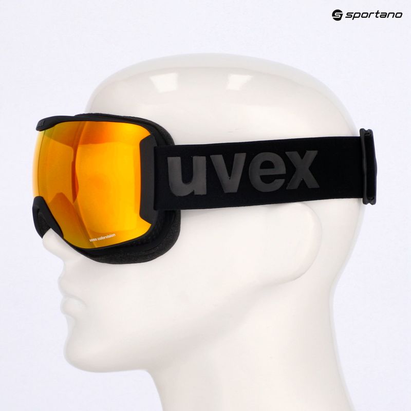Gogle narciarskie UVEX Downhill 2100 CV black matt/mirror orange yellow 7