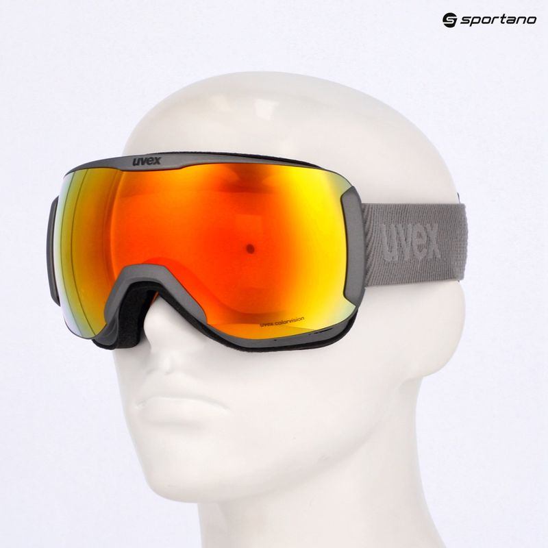 Gogle narciarskie UVEX Downhill 2100 CV rhino matt/mirror orange orange 7