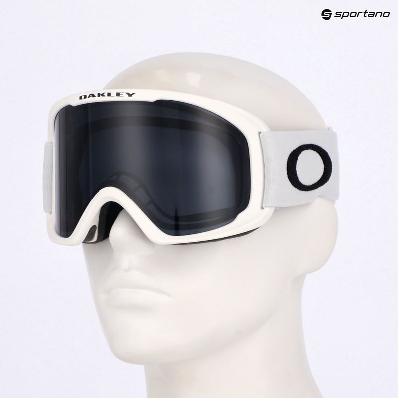Gogle narciarskie Oakley O-Frame 2.0 Pro L matte white/dark grey 7