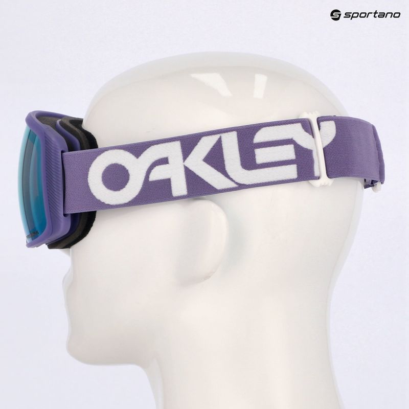 Gogle narciarskie Oakley Flight Tracker M matte b1b lilac/prizm sapphire iridium 6