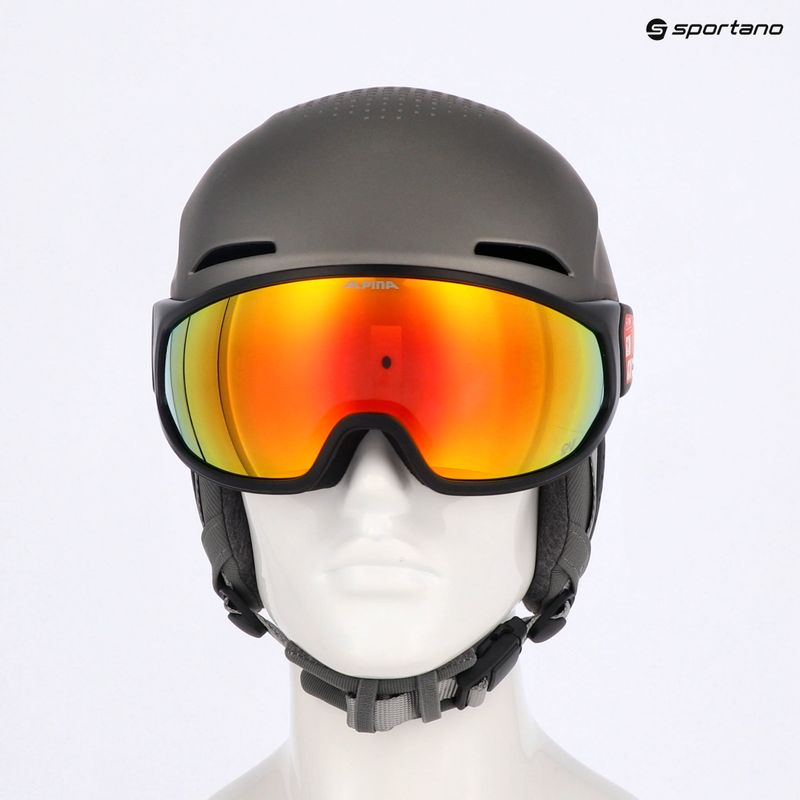 Kask narciarski Alpina Oro QV Mips gunmetal matt 8