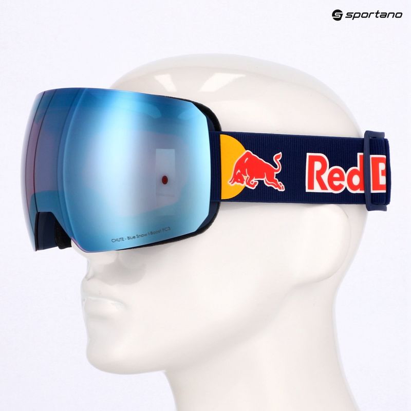 Gogle narciarskie Red Bull SPECT Chute blue/purple with blue mirror/cloudy snow 7