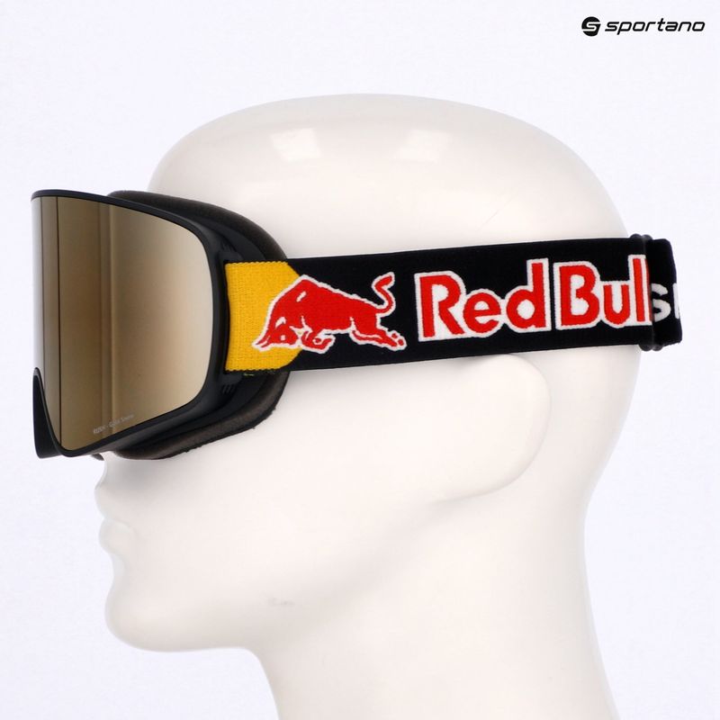 Gogle narciarskie Red Bull SPECT Rush black/gold snow - orange with gold mirror 8