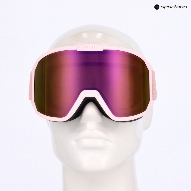 Gogle narciarskie Bliz Rave matt powder pink/brown pink multi 11