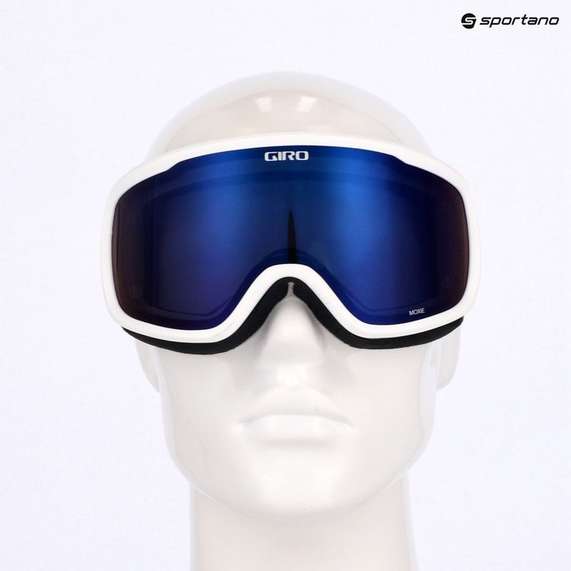 Gogle narciarskie damskie Giro Moxie white & grey chute/ cobalt/yellow 10