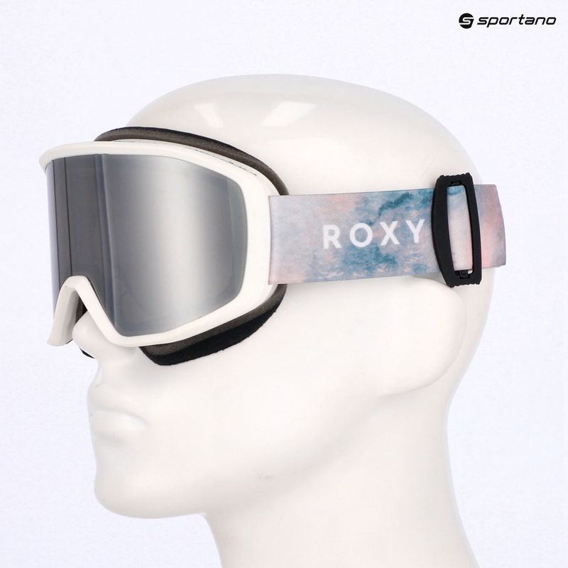 Gogle snowboardowe damskie ROXY Izzy mystery fog/silver mi 14