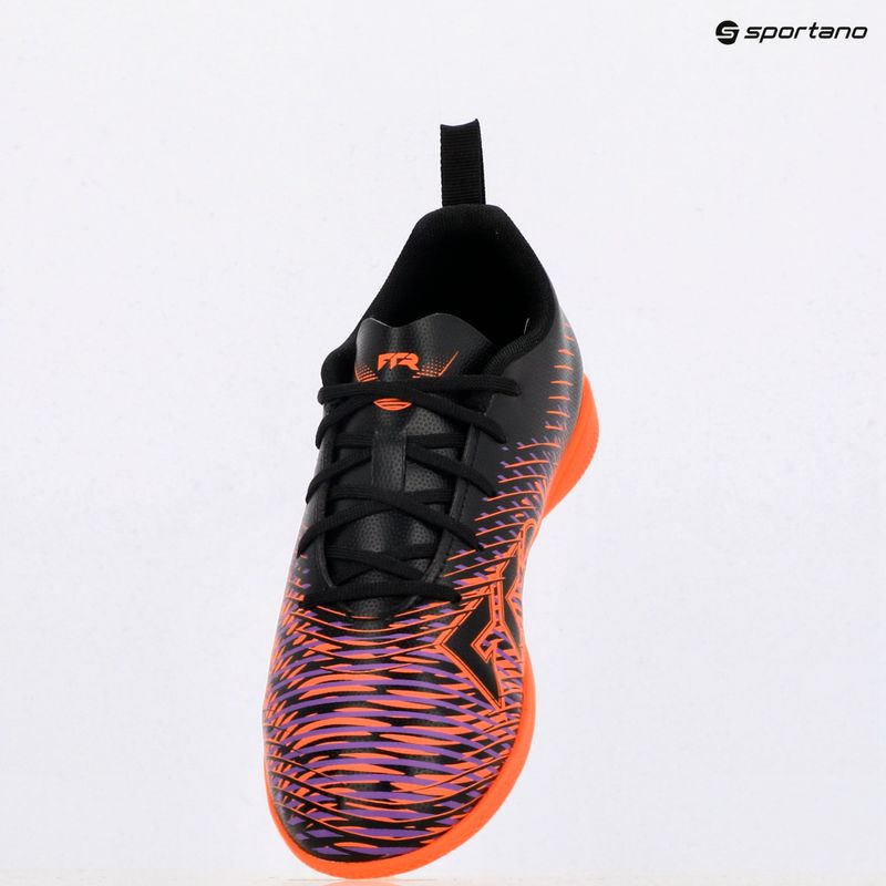 Buty piłkarskie dziecięce PUMA Future 8 Play It puma black/ puma white/ glowing red 9