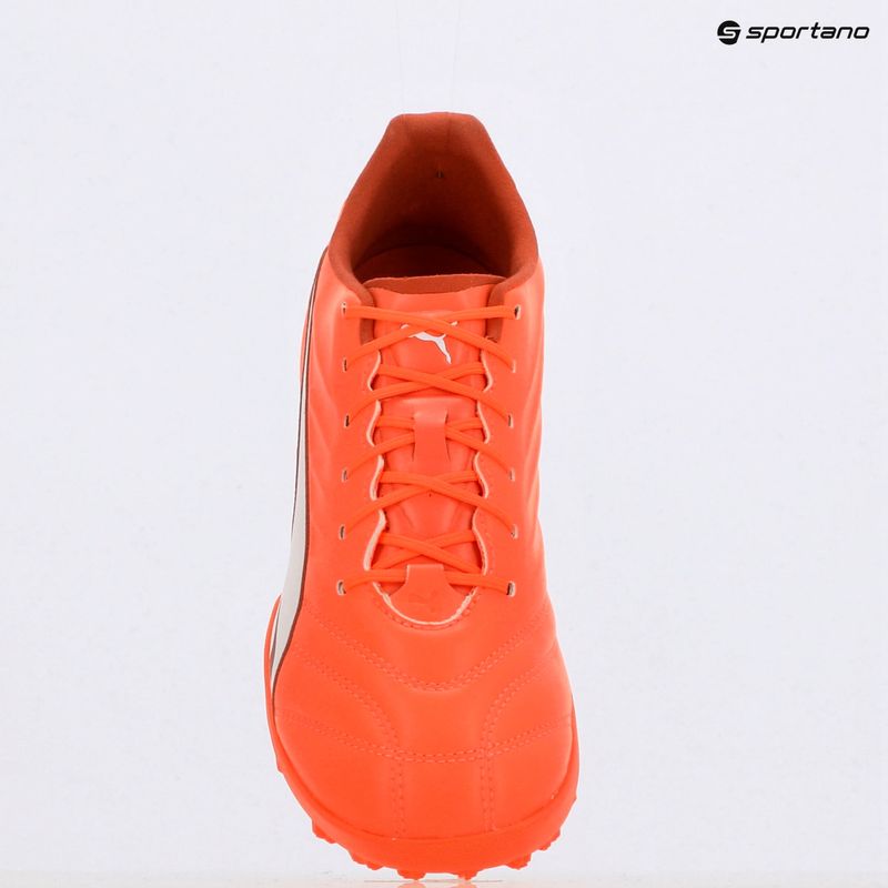Buty piłkarskie męskie PUMA King Pro TT glowing red/ puma white/ red fire 9