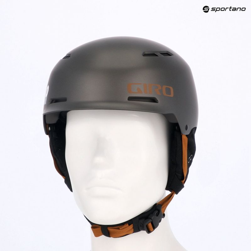 Kask narciarski Giro Trig Mips metallic coal tan 8