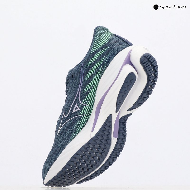 Buty do biegania damskie Mizuno Wave Rider 28 citadel/white/ neo mint 10