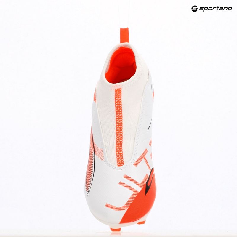 Buty piłkarskie dziecięce PUMA Ultra 5 Match+ LL FG/AG Jr puma white/puma black/glowing red 9