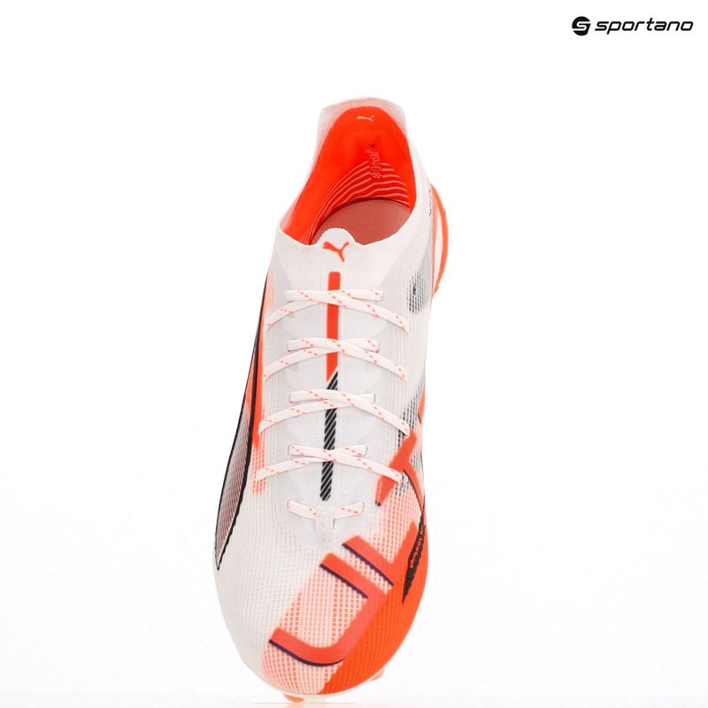 Buty piłkarskie męskie PUMA Ultra 5 Ultimate FG puma white/puma black/glowing red 12