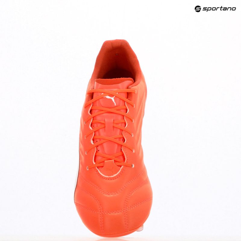 Buty piłkarskie męskie PUMA King Pro FG/AG glowing red/puma white/red fire 9