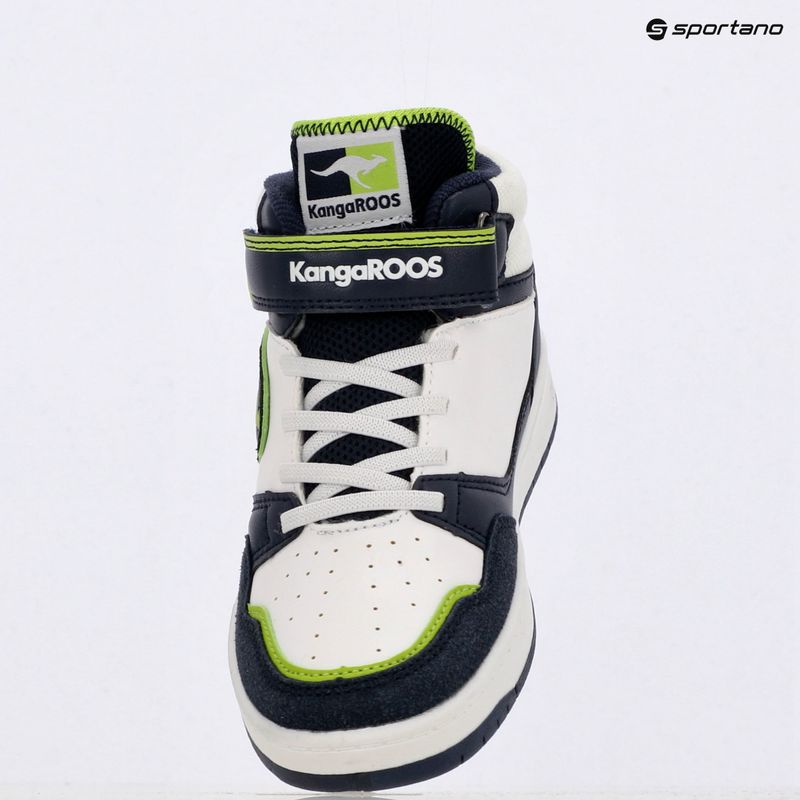 Buty dziecięce KangaROOS K-CP Dunkin Mid EV dark navy/lime 9
