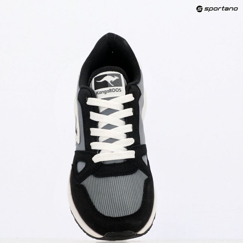 Buty dziecięce KangaROOS K-Sneak Jay jet black/steel grey 10