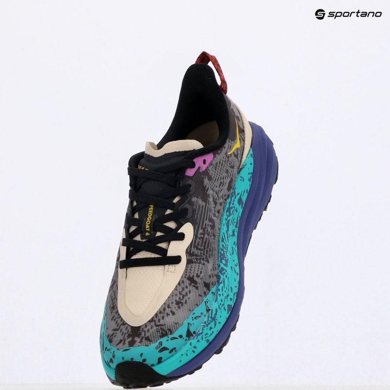 Buty do biegania męskie HOKA Speedgoat 6 oatmeal/mountain iris 10