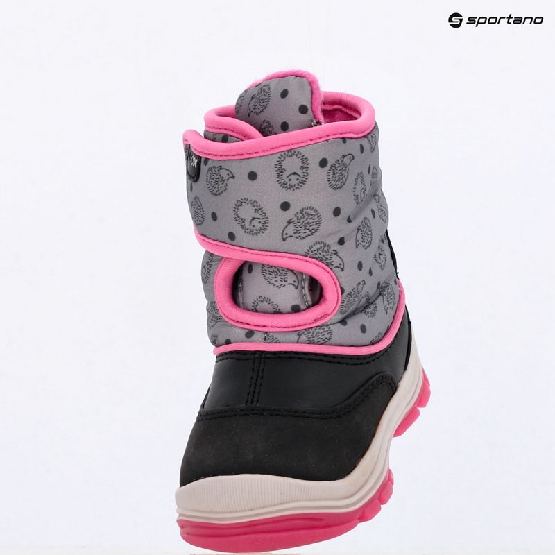 Śniegowce dziecięce Geox Flanfil ABX black/fuchsia 15