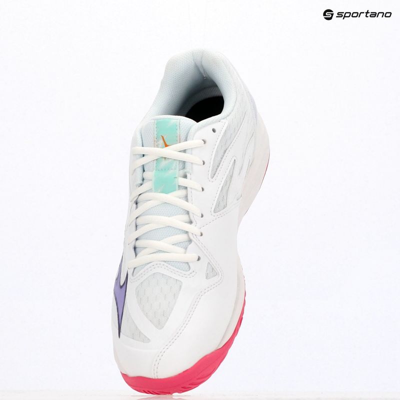 Buty do siatkówki damskie Mizuno Thunder Blade Z white/violet indigo/camellia rose 11