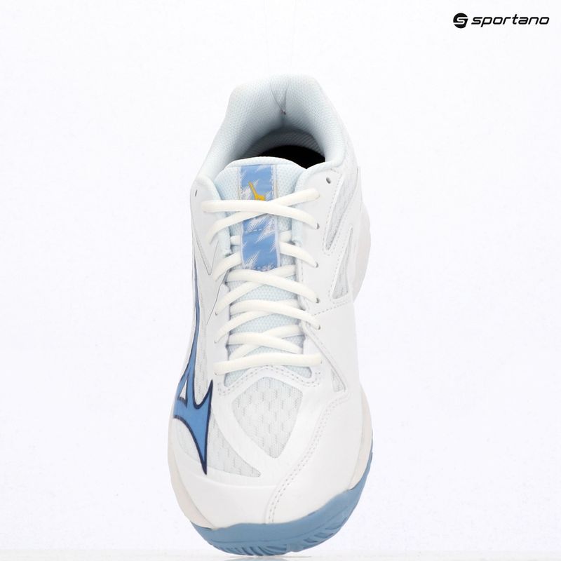 Buty do siatkówki Mizuno Thunder Blade Z white/bellwether blue/bel air blue 13