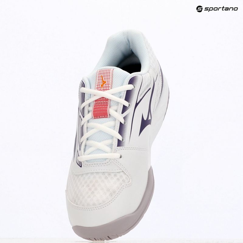 Buty do siatkówki damskie Mizuno Cyclone Speed 5 white/violet indigo/camellia rose 9