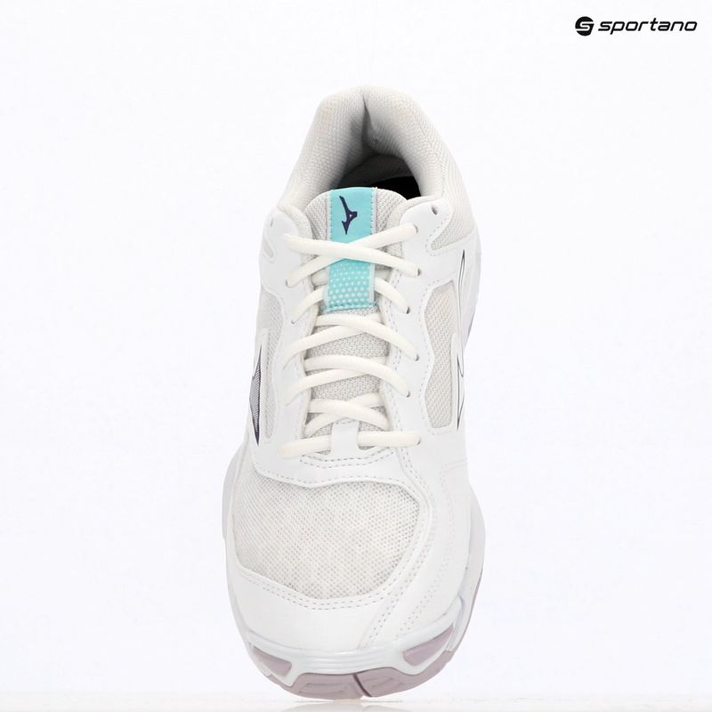 Buty do piłki ręcznej damskie Mizuno Wave Phantom 3 white/violet indigo/camellia rose 9