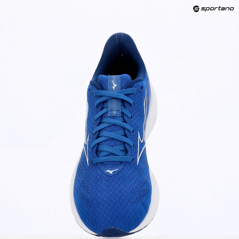 Buty do biegania dziecięce Mizuno Enerzy Rider Jr classic blue /white/parisian blue 9