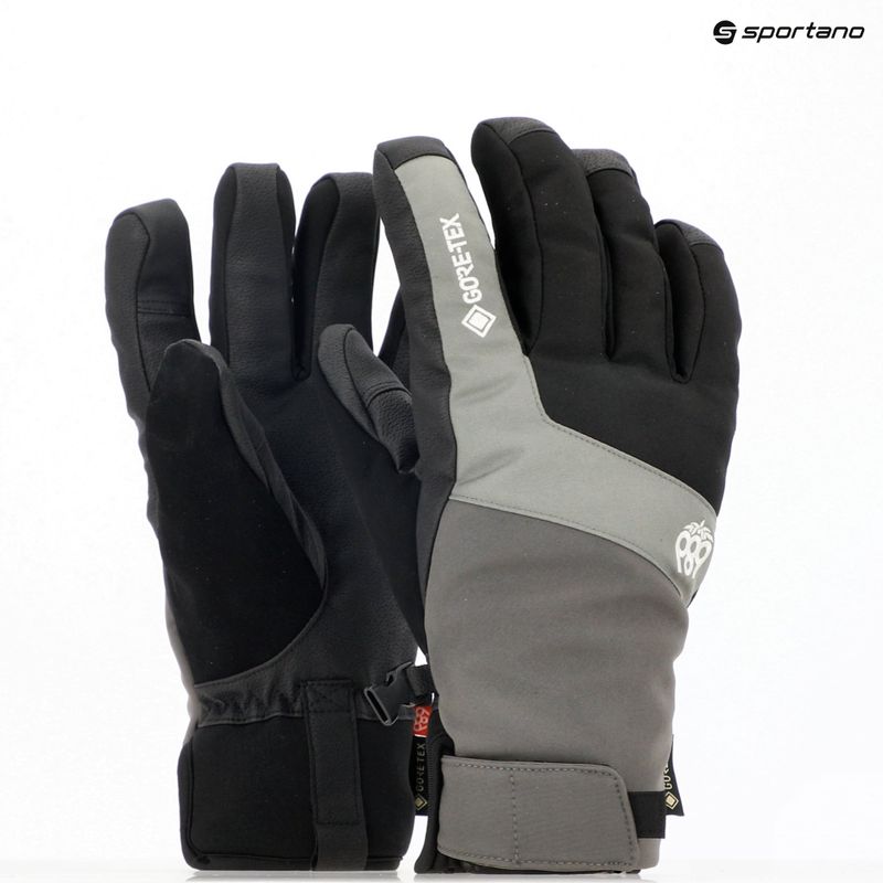 Rękawice snowboardowe męskie 686 Gore-Tex Linear Under Cuff Gloves black 11