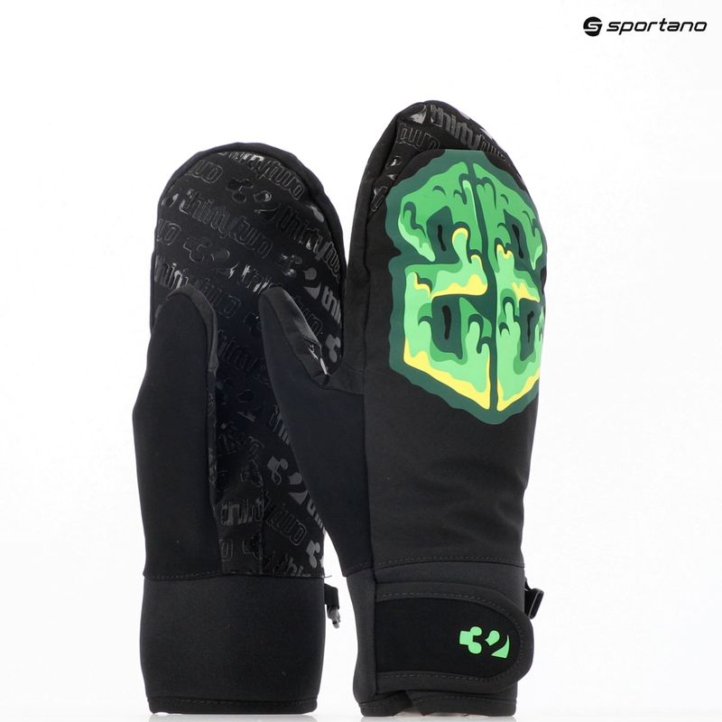 Rękawice snowboardowe męskie ThirtyTwo Gateway Mitt black/green 8
